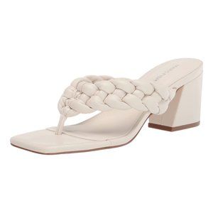 Marc Fisher Braided Flip Flop Style Sandal Heels